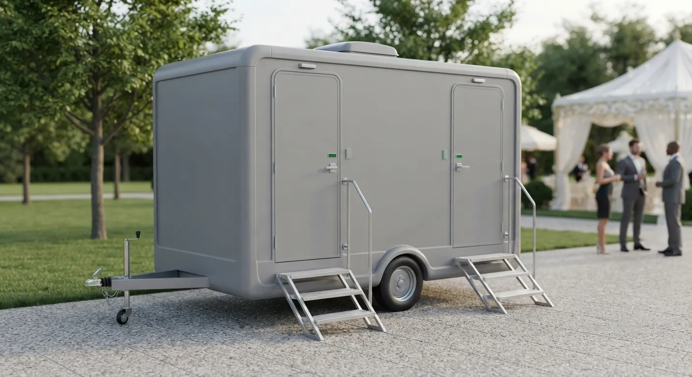 2 Stall Restroom Trailer in Bridgeport, CT