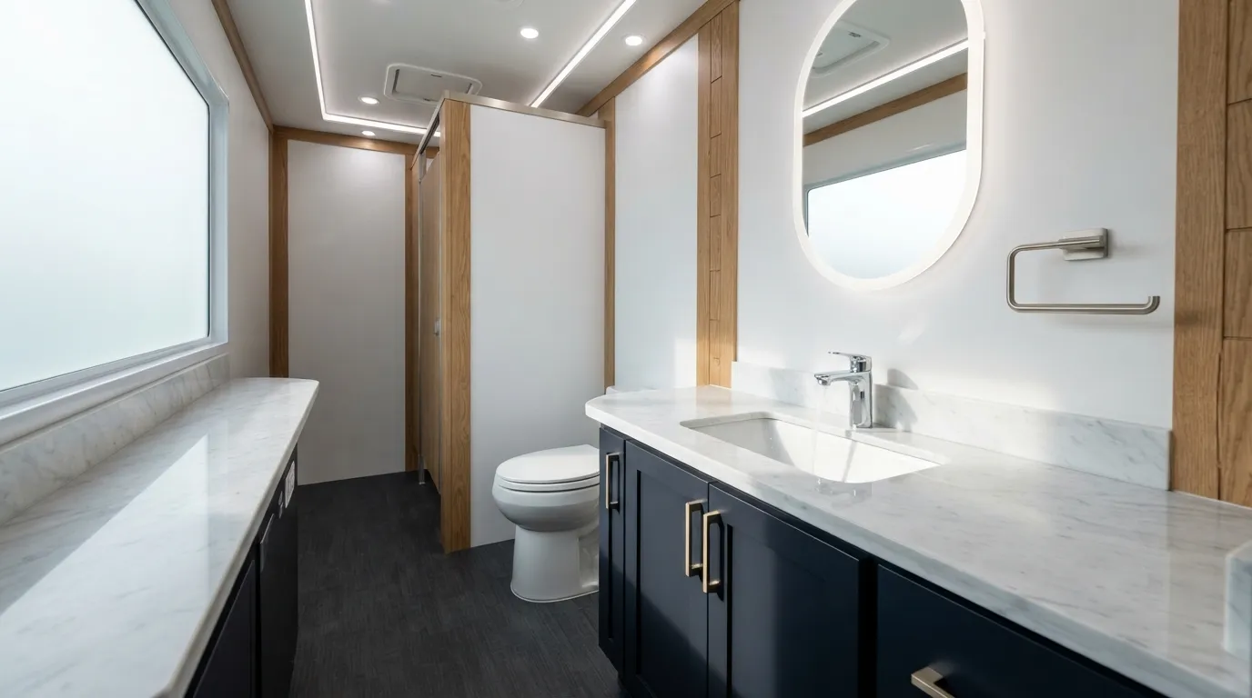 Luxury Restroom Trailer in Bridgeport, CT
