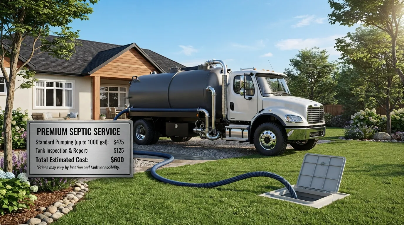 Septic Tank Pumping Cost in Bridgeport, CT
